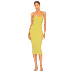 Alix Paulis Dress Kiwi Green Size Medium NWOT $195 MSRP